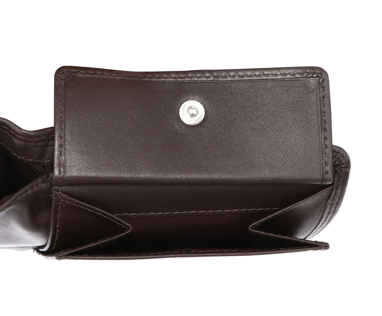 Golden Head Leder Geldbörse Polo RFID Protect Minischeintasche 1196 Dunkelbraun