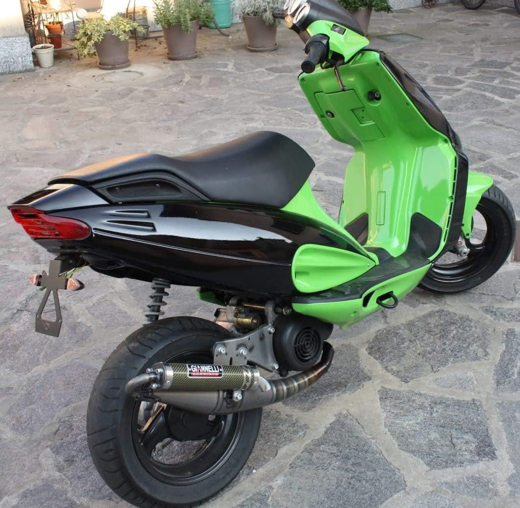 PORTATARGA REGOLABILE SCOOTER MOTO 50cc COMPATIBILE CON MALAGUTI F.12 con supporto per frecce