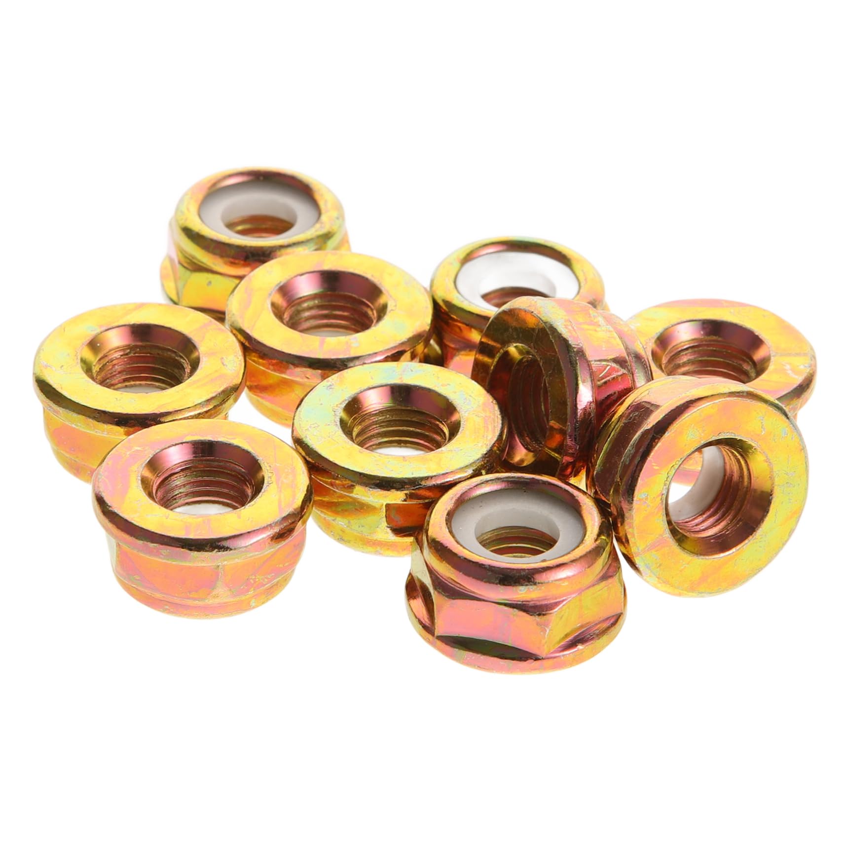 Kisangel 30piezas Tuercas De Eje para Cortacésped y Desbrozadora Compatible Accesorios De Jardinería Instalación y Diseño De