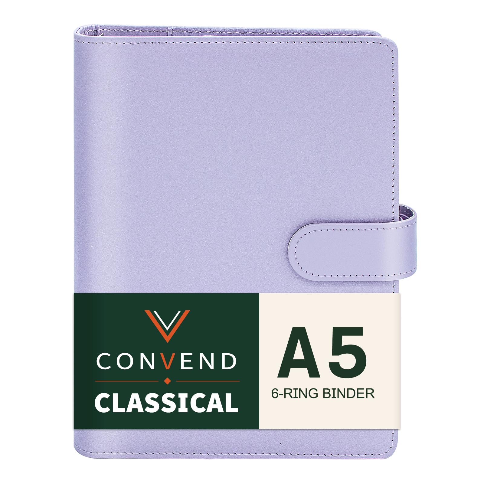 Convend Classical A5 Binder 6-Ring, Refillable Notebook Planner Organizer — image 1