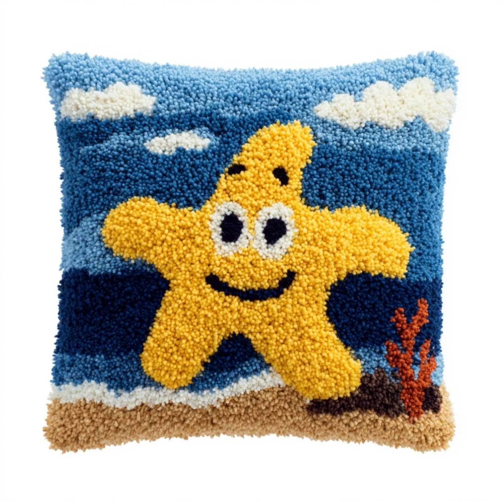 AxiangziK 17x17in Latch Hook Kits for Adults Beginners,Starfish