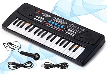 Zest 4 Toyz 37 Key Piano Keyboard Toy Electronic Piano Keyboard Multi-Function Portable Piano Keyboard for Kids