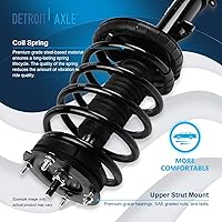 Vista 1210 de Detroit Axle - Kit de suspensión delantera de 10 piezas para Chevy Aveo Aveo5 Pontiac G3 Wave 2 Ready Struts Assembly 2 Enlaces de barra