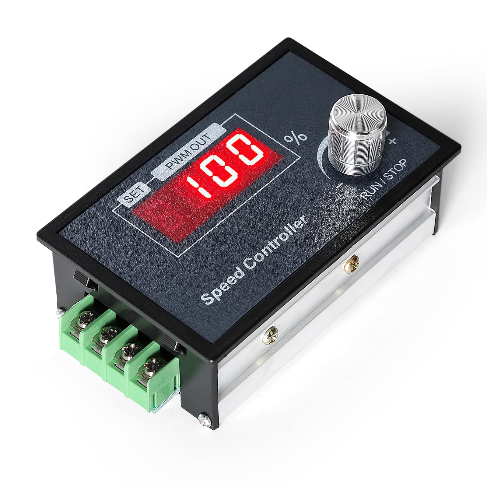 Controlador De Velocidad PWM Para Motor De CC 20A - Funciona Con 12V, 24V, 36V, 48V Y Potenciómetro