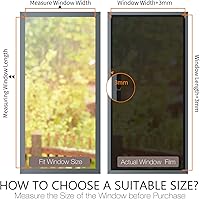Vista 5 de STATINT Película de Privacidad para Ventana, Espejo Unidireccional, Tinta de Vidrio, Control de Calor, Bloqueo Solar UV, Adhesivo Estático