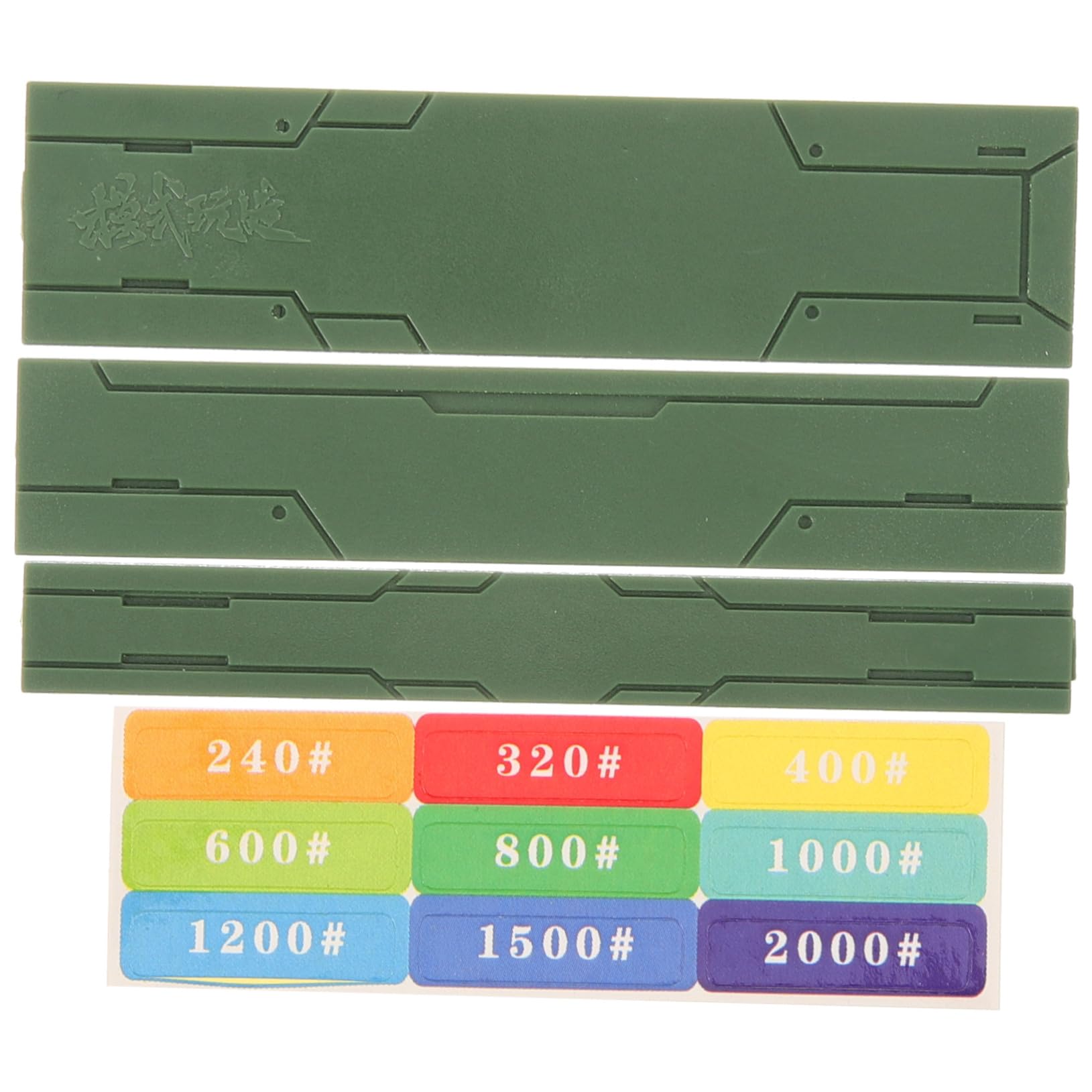 Gadpiparty Polishing Board Tool for Model 3pcs Sanding Boards Detail Sander Sandpaper for Model