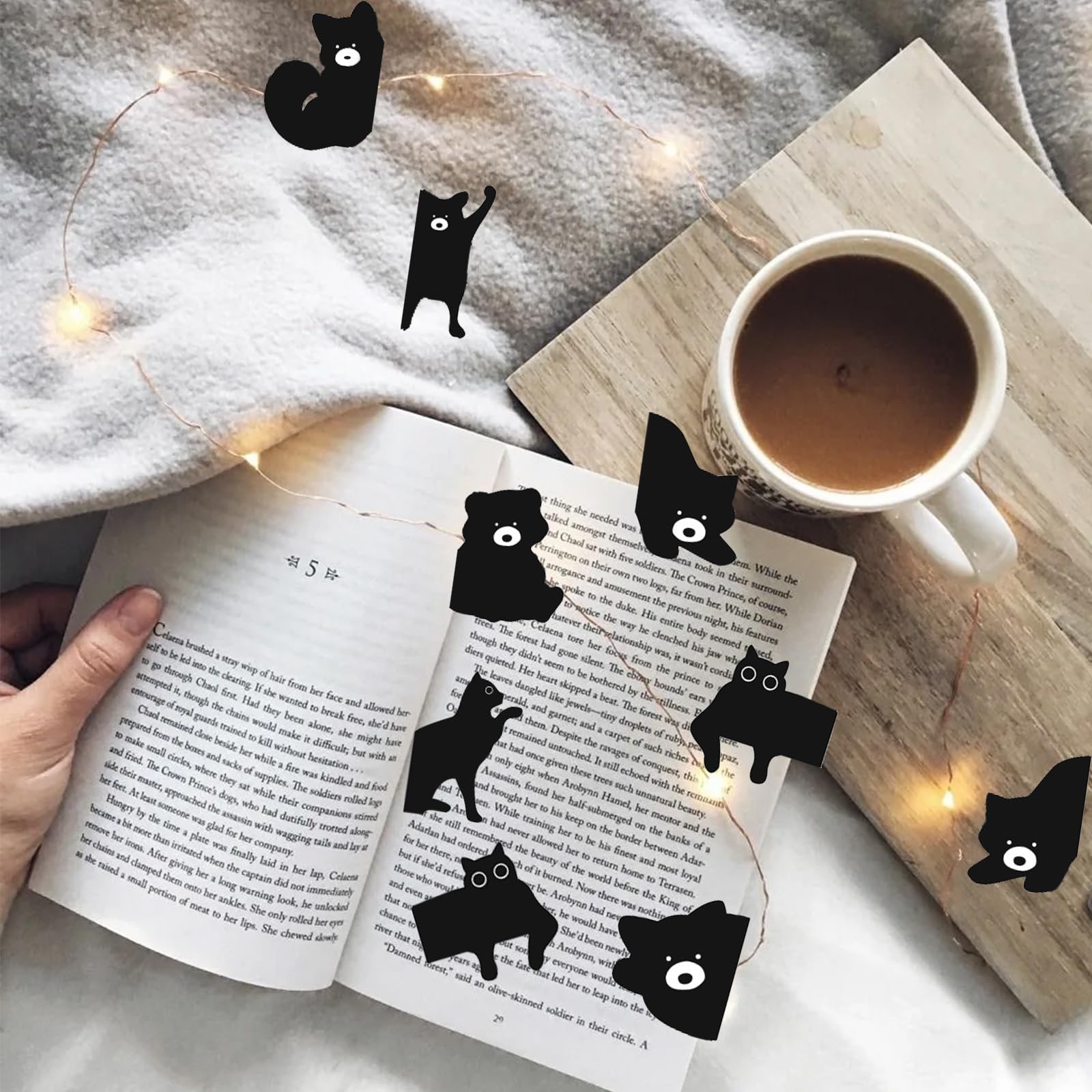 Minging Marcapaginas Magnetico - 24 Piezas de Puntos de Libro con Diseño Animales - Marcadores Originales para Niños