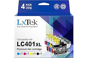 Brother LC401XL Ink Cartridges Compatiblefor Brother PrinterLC401, LC401XL