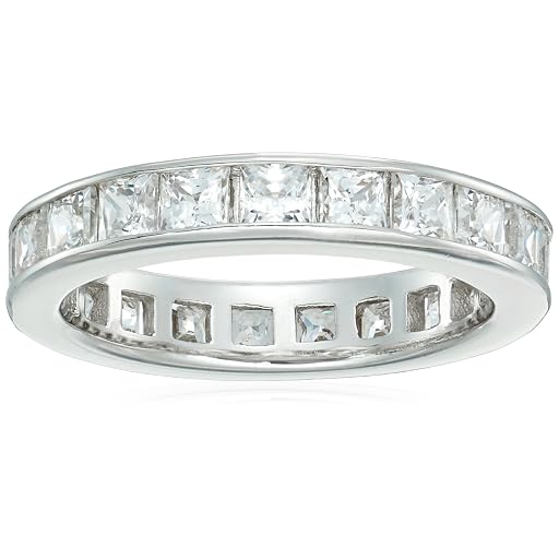 MockWares Collection Platinum Princess Channel Ring