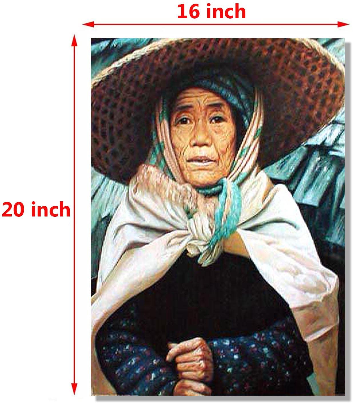 油絵 日本女性像 SEIKI KOVRODA サイン有り 1807 キャンバス Amazon.com: Impact Posters Gallery Asian Japanese Elderly Woman in