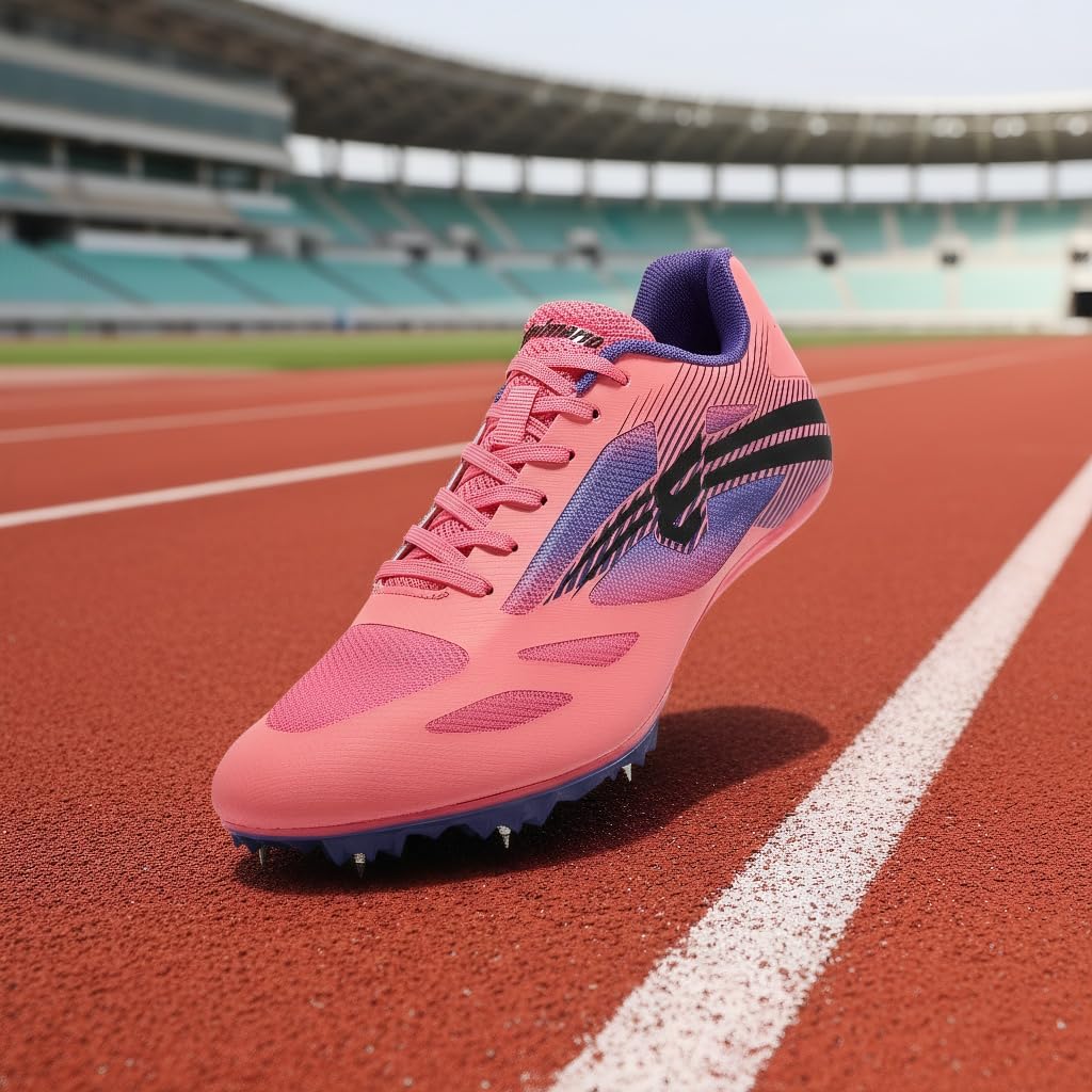 Chaussures d'athlétisme pour homme et femme - Légères et respirantes - Chaussures de saut pour événements multiples