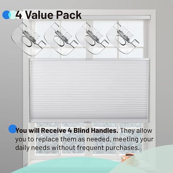 Cordless Shade Lift Handles Fit Graber Bali Honeycomb Shade Made After 2015