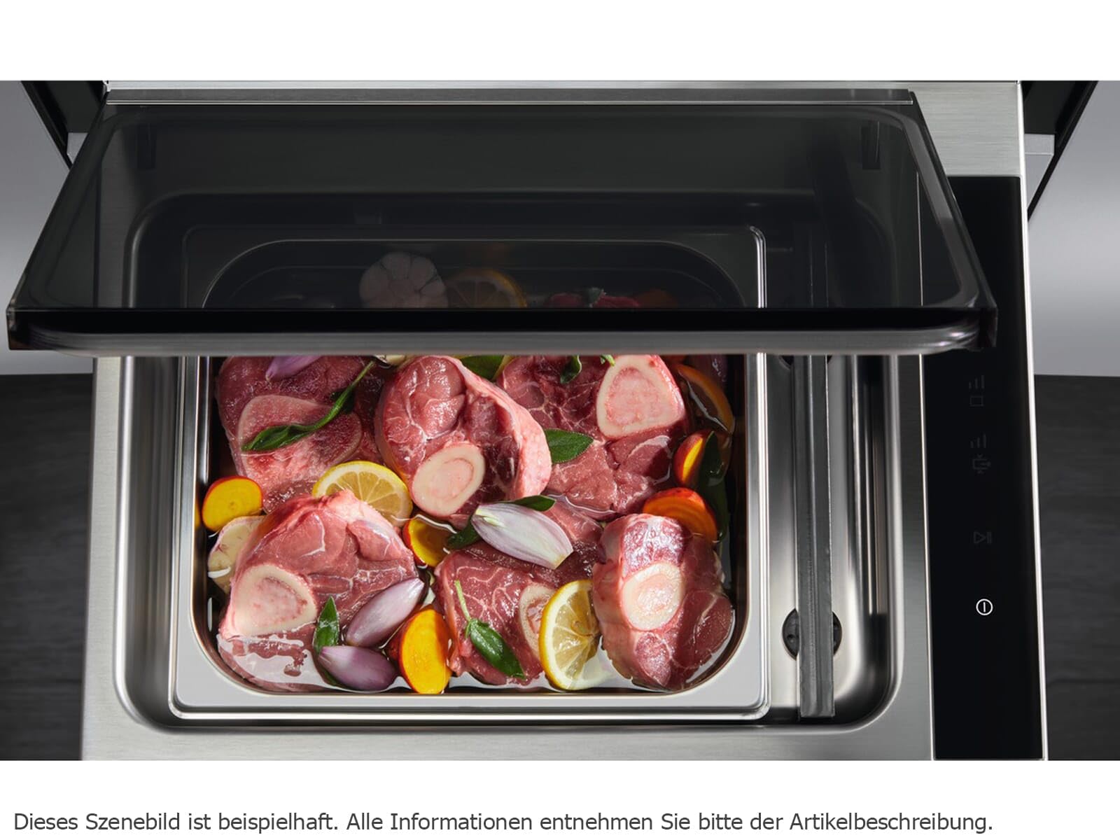 AEG KDK911423T Vakuumierschublade Matt Black