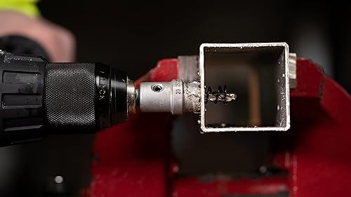 Miniatura 94 de Starrett Sierra de agujero de grano de diamante, ideal para perforar agujeros de diámetro pequeño, diámetro de 4-1/8 pulgadas, profundidad de corte