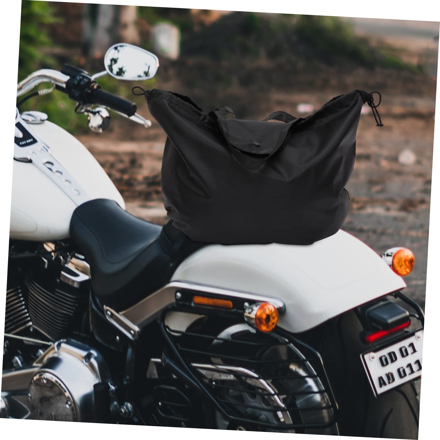 Cabilock Helmet Carrier Bag for Pouch Storage Wear-resistant Helmet Holder Helmet Organizer Helmet Container Black Polyester