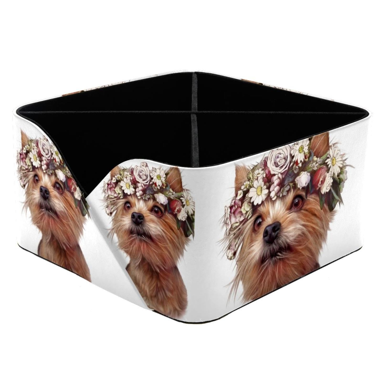 Porte-crayons Yorkshire Terrier pot de rangement bureau fournitures maison