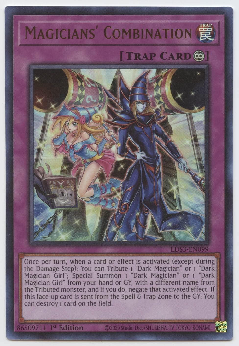 Magicians' Combination - LDS3-EN099 - Ultra Rare - 1st Edition
