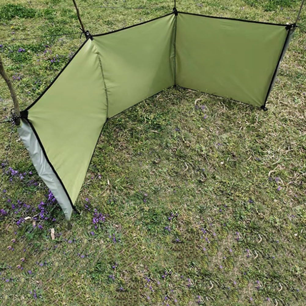 ZYNCUE Camping Windscreen – Wind Blocker for BBQ, Picnic & Outdoor Activities, 250 x 70 cm, 210D Oxford Fabric, Lightweight 450g
