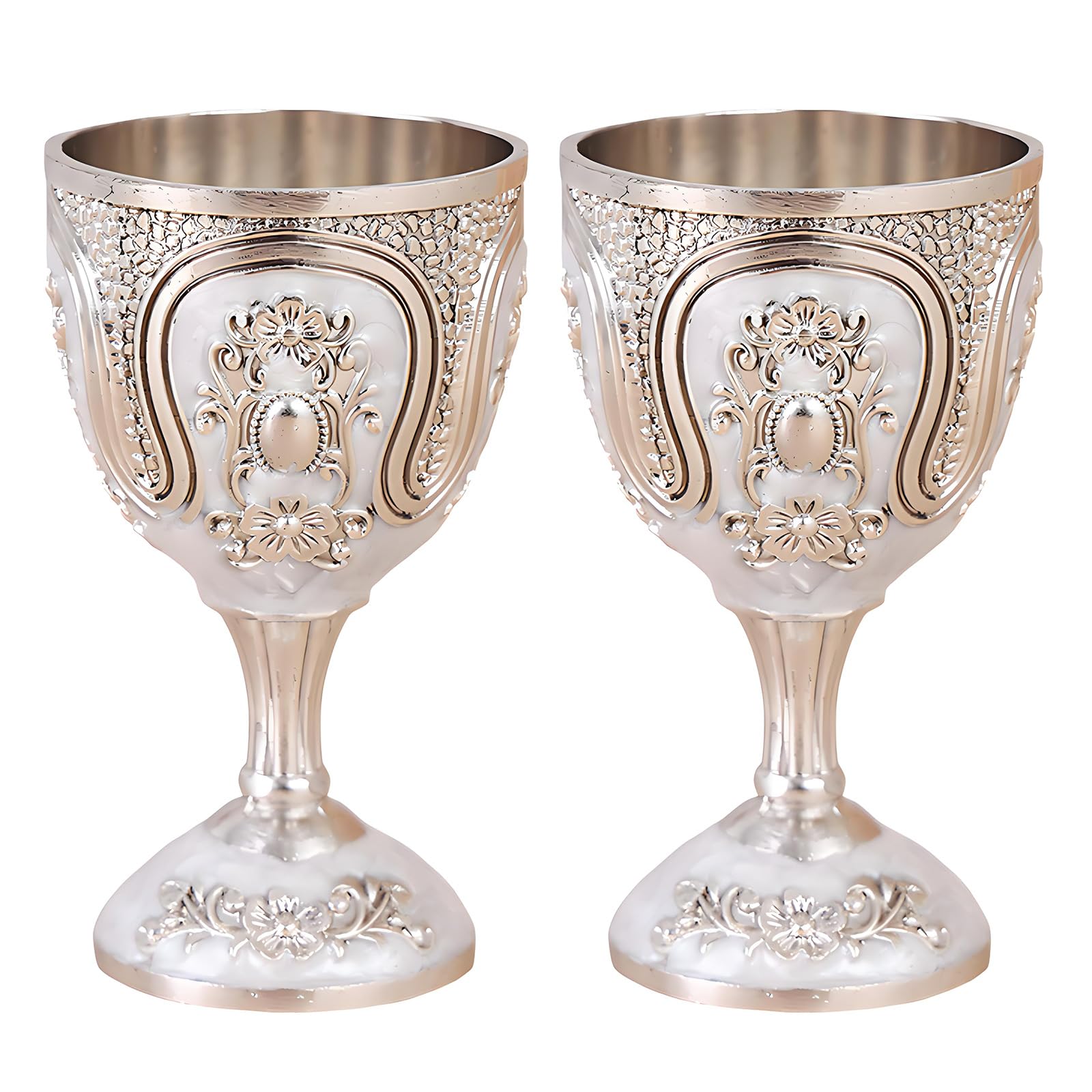 Nvoqilin A Premium European Styles Metal Drinking Goblet Lavishness Drinking Ccessories For Bourbons Nd Home Decors Use Strong Metal Drink Cups