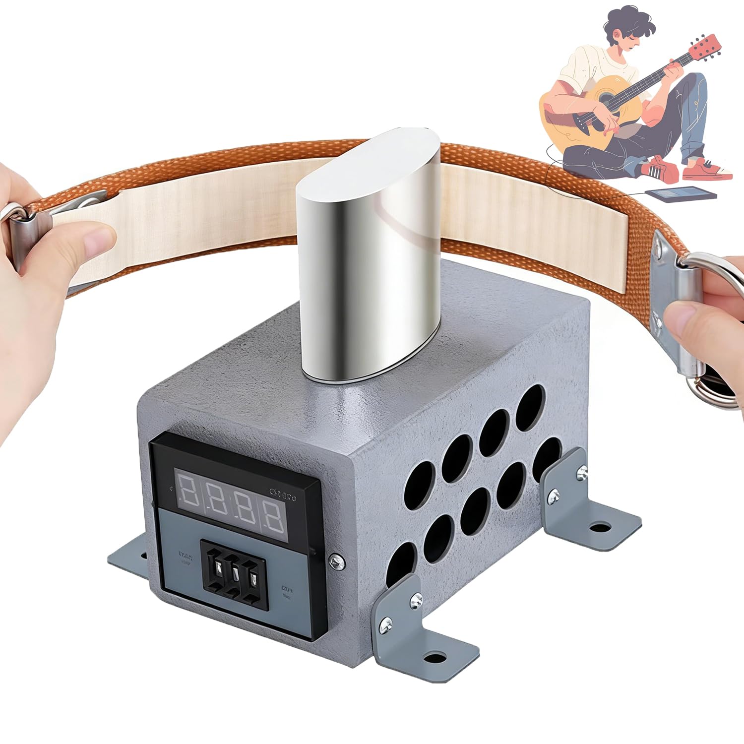 ALDNMBR Digital Constant Temp Luthier Bending Iron 0~280℃ Overheat Protected Aluminum Heating Head For Guitar Violin Viola Rib Side Wood Forming Repair Tool A