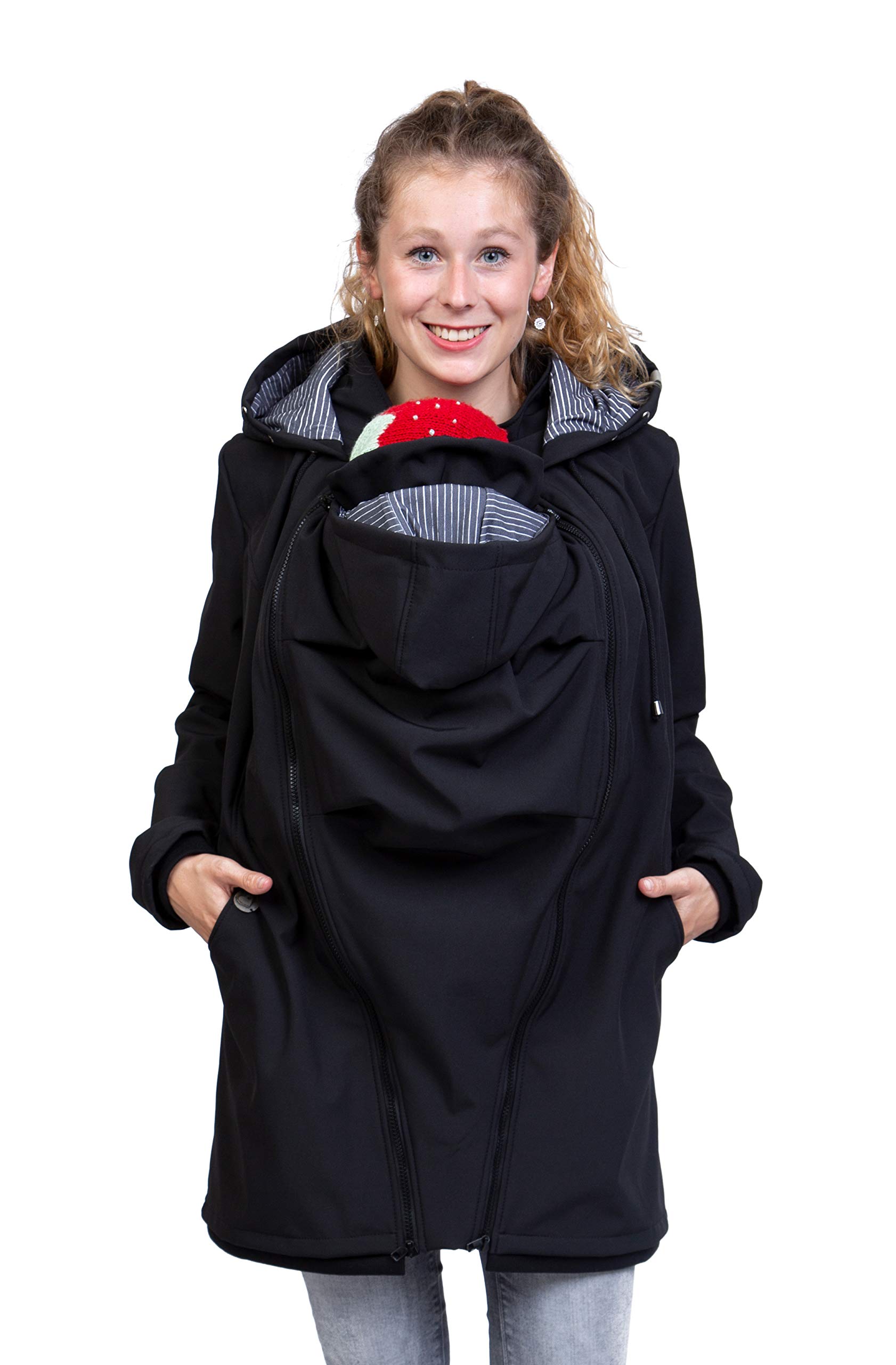 Viva la Mama – Allwetter Funktionsjacke für Mama und Baby, Umstandsjacke + Tragejacke - MELLORY
