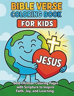 Bible Verse Coloring Book for Kids
