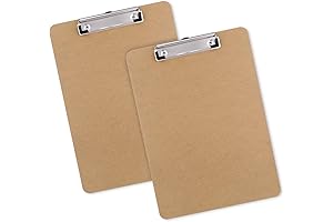 Wood Clipboard 2-Pack for the Classroom, Home, or Office