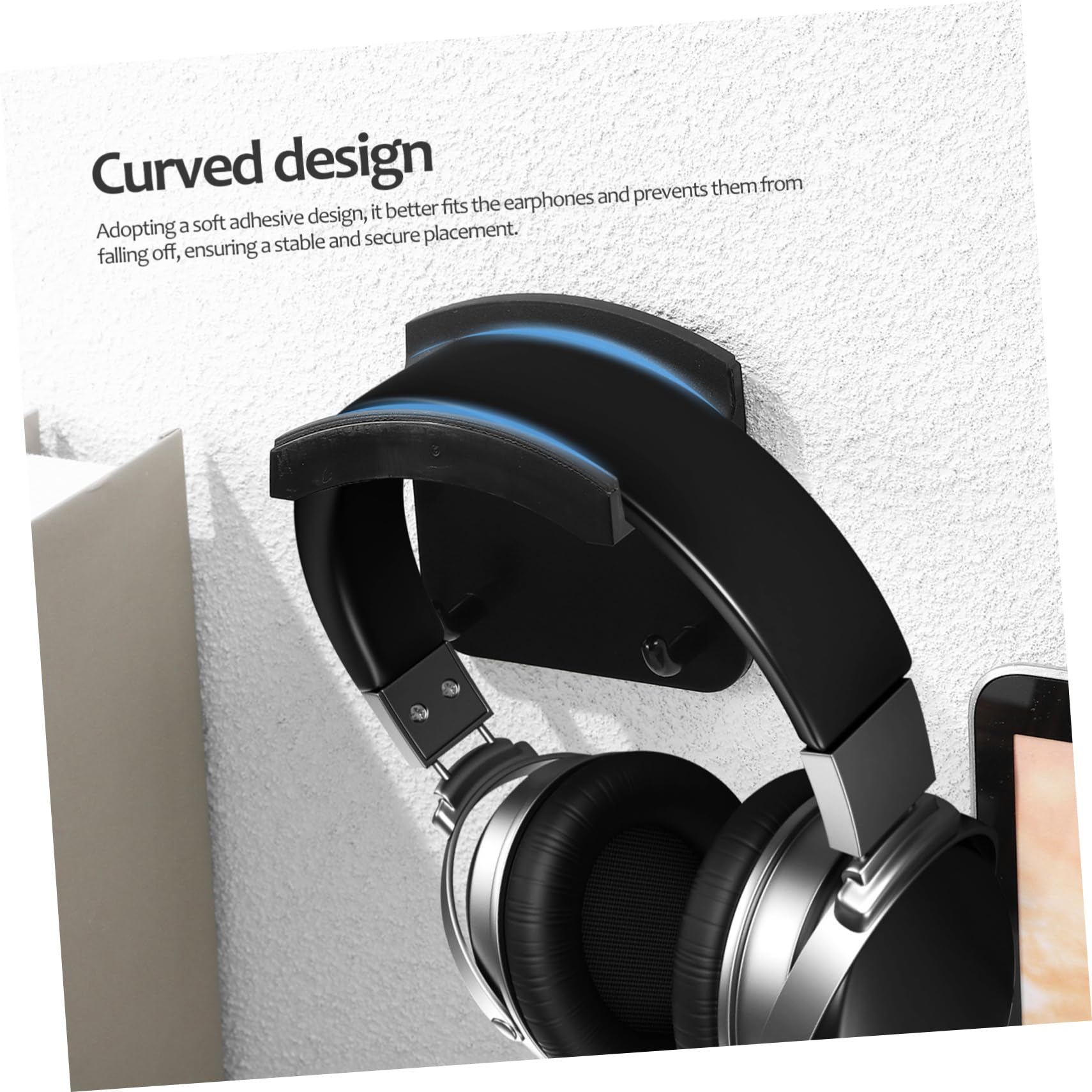 Angoily 8 Uds Soporte Adhesivo Para Auriculares Soporte De Controlador Para Auriculares Para Juegos Estante De Exhibición De es Para es Para