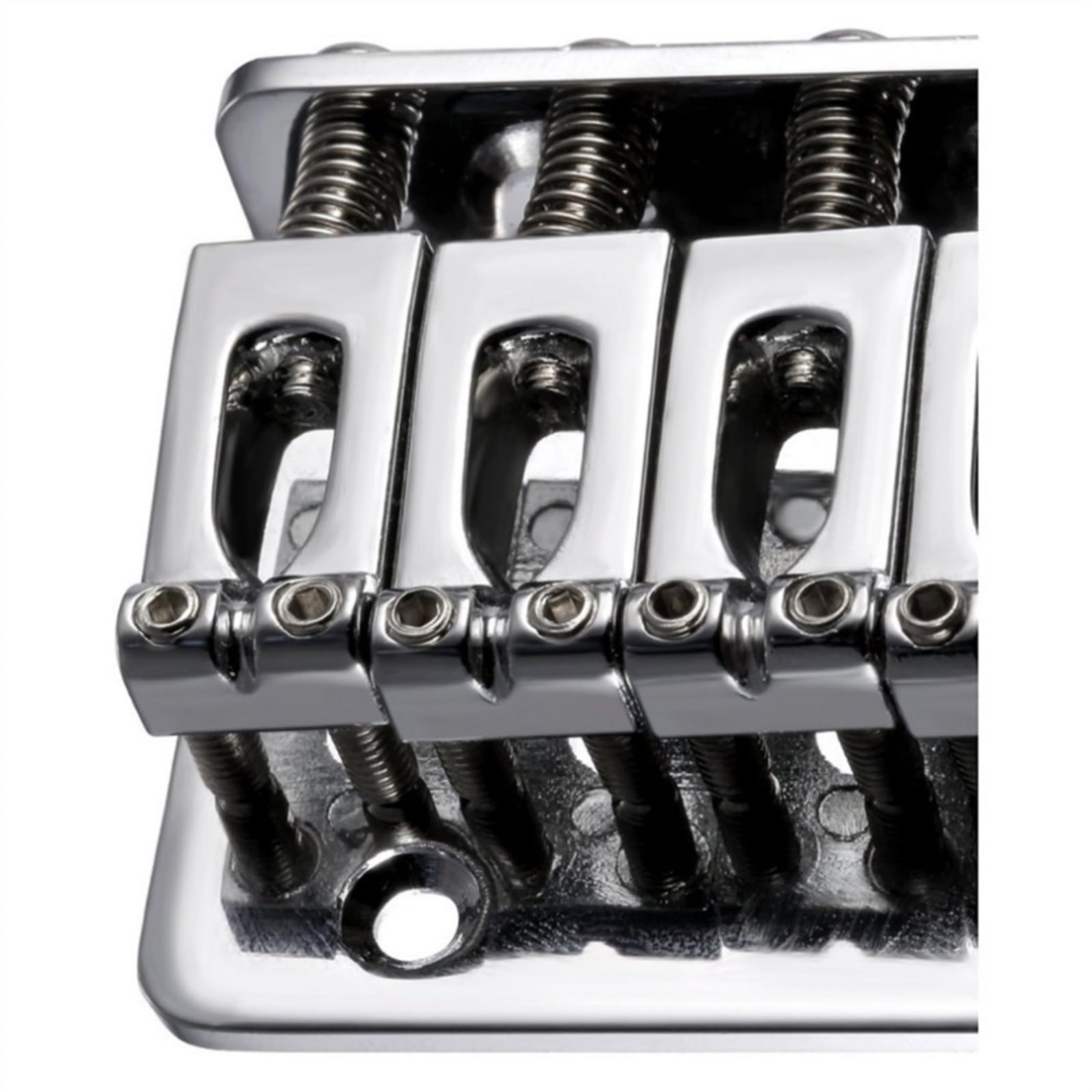 Juego De Puente Para Guitarra Eléctrica Puente Rígido De 6 Sillas, Puente Superior De Guitarra Eléctrica De 65mm Con Tornillos De 5 Uds, Accesorios De Guitarra Pesada