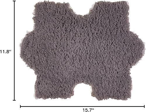 Miniatura 2 de 12 piezas de alfombra de rompecabezas de felpa que se entrelazan, alfombra de juego esponjosa, azulejos suaves para decoración del hogar y sala de