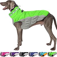 Vista 50 de Chaqueta de invierno para perro, acogedora y reflectante, impermeable, resistente al viento, cálida prenda para mascotas, cómoda ropa de forro polar