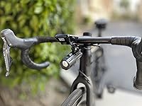 Vista 5 de Integrated Aero Handlebar Out Front Cycling Computer Road Bike Mount Compatible with Garmin, Wahoo, CatEye, and Bryton with GoPro Action Camera and