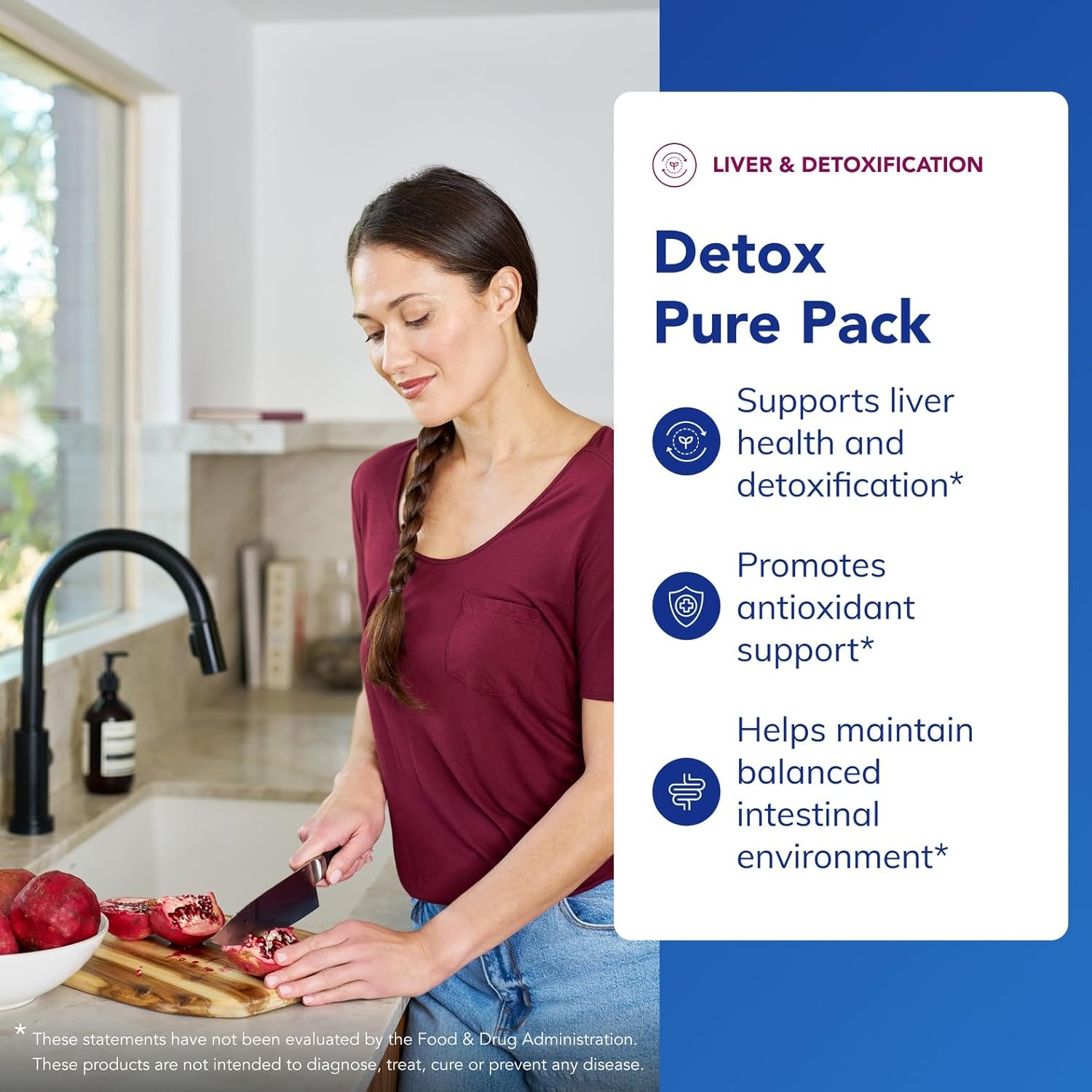 Pure Encapsulations Detox Pure Pack | Daily Packet With Metafolin L-5|MTHF | 30 Packets