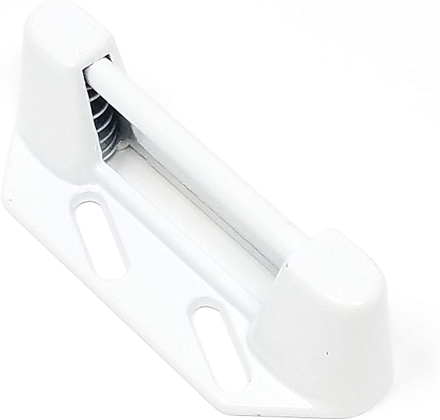 Spring Loaded Striker Plate for Screen/Storm Doors (White)