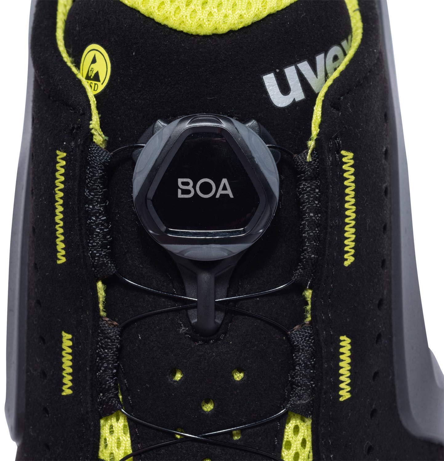 Uvex 1 X-tended Support Damen und Herren Halbschuh mit Boa® Fit System 6568 S1 P SRC Weite 10-12