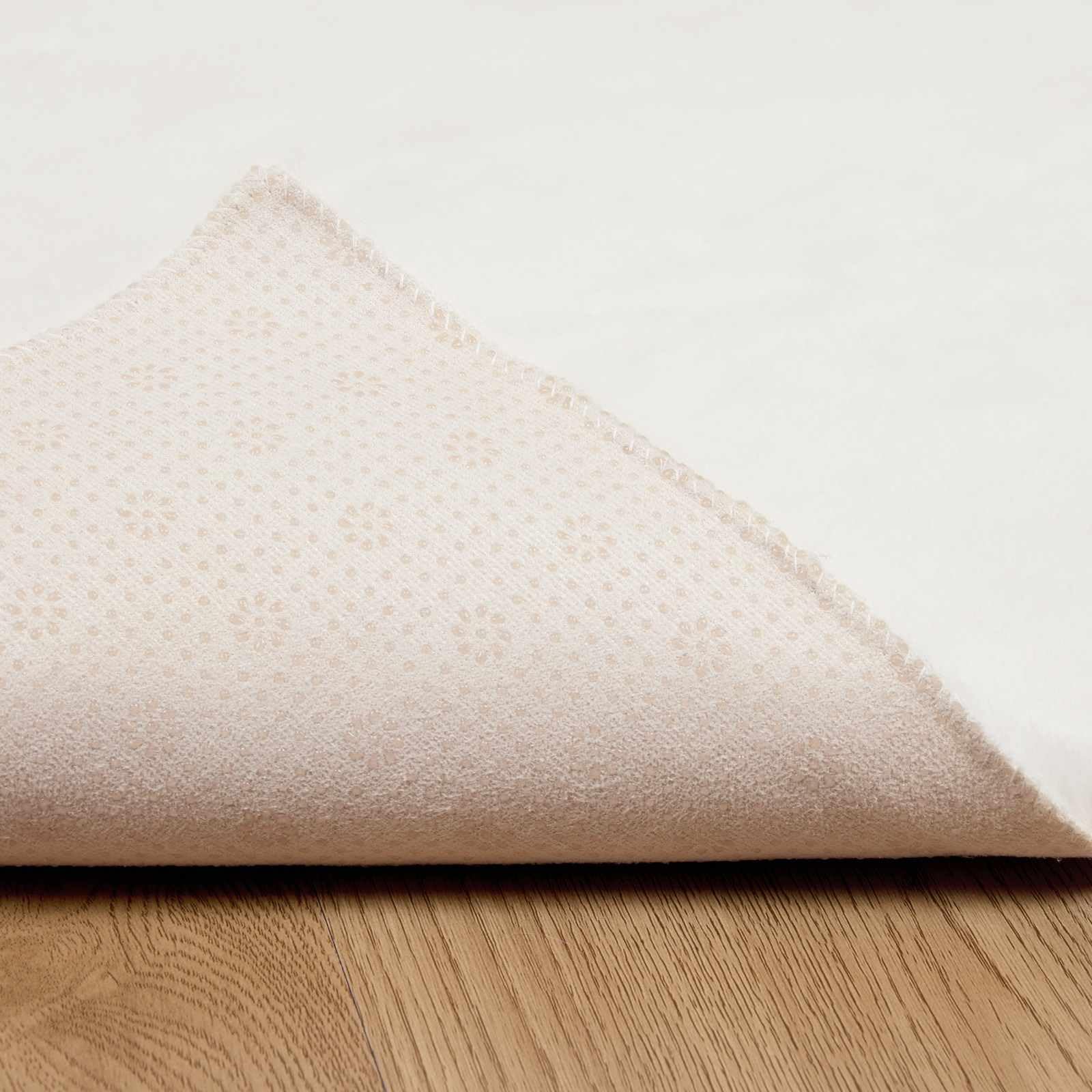 Generico Prostokątny dywan 80 x 150 cm ze sztucznego futra królika, antypoślizgowy, kremowy, miękki i ciepły do wnętrz, można prać ręcznie, oliwkowy