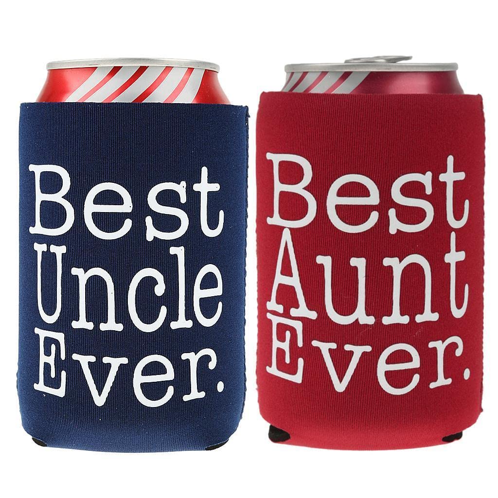 LOSA 2pc Beer Can Bottle Cooler Sleeve Wrap Holder Wedding Favor-image-3