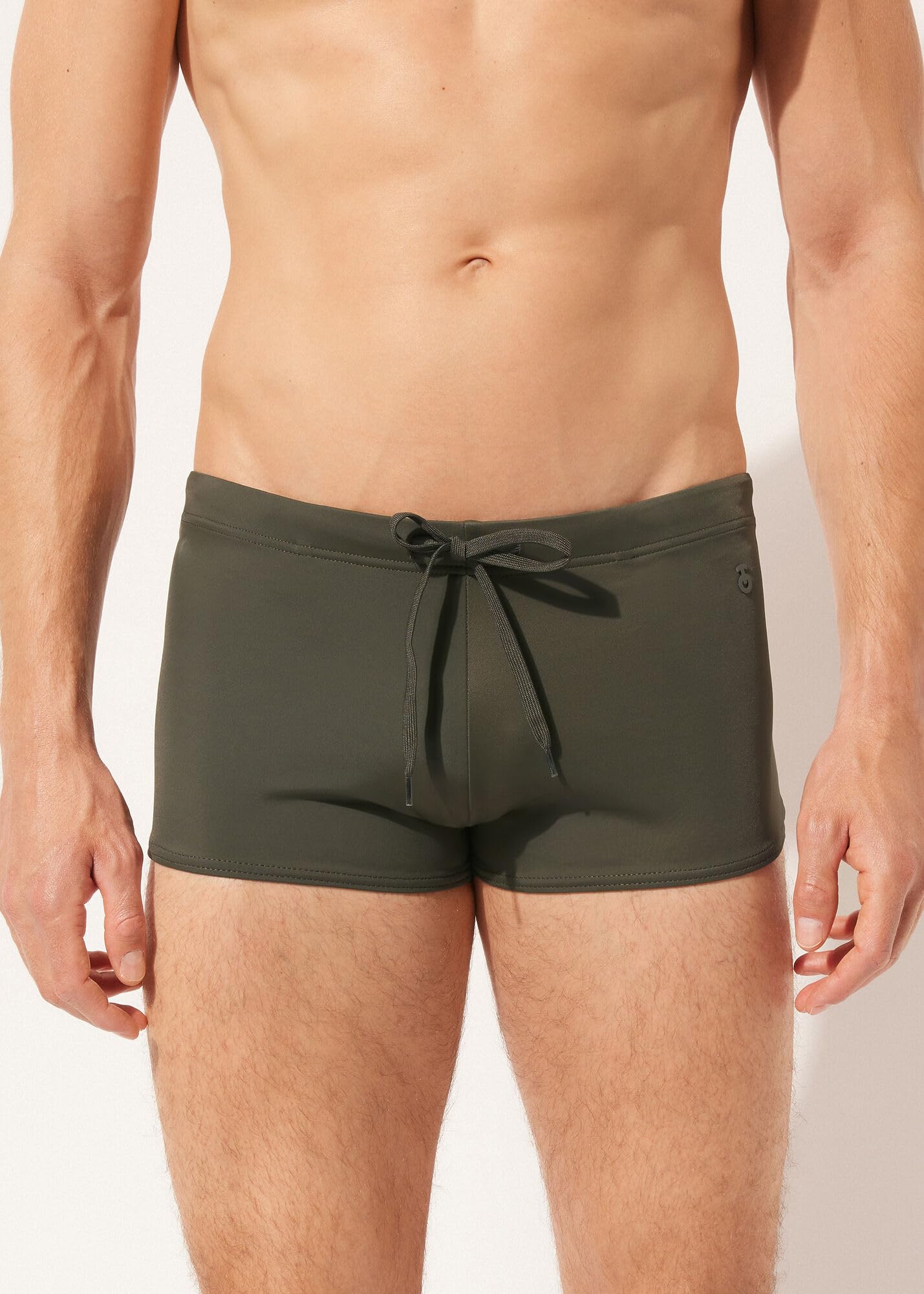 CALZEDONIA Men’s Swim Shorts Panama in Green, Size M