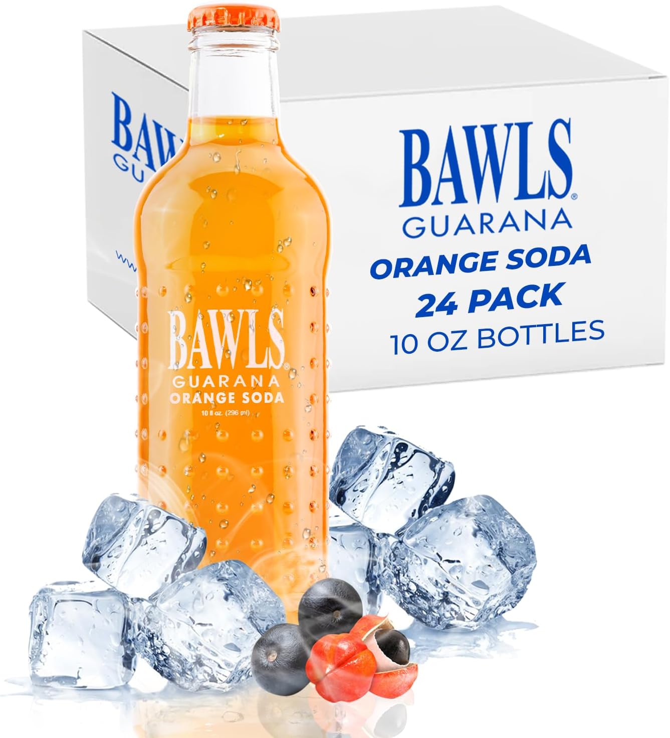 BAWLS Mandarin Orange 10oz 24 pack