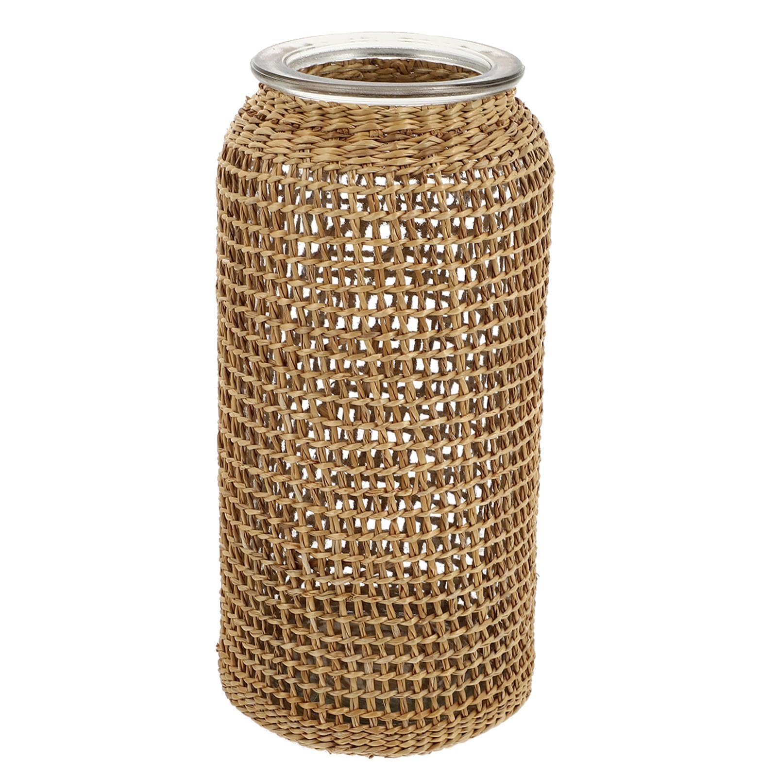 Vase à fleurs en verre robuste Healvian, récipient haut de gamme anti-déformation