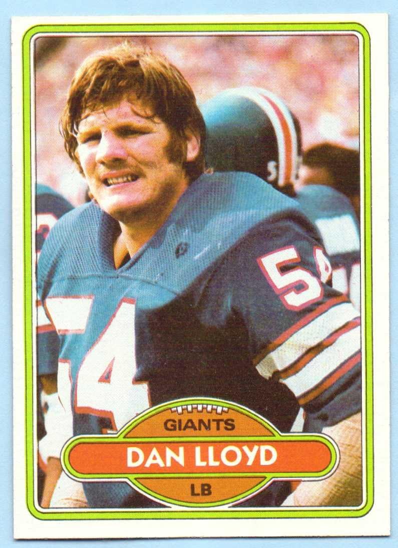 Dan Lloyd 1980 Topps #271 - New York Giants