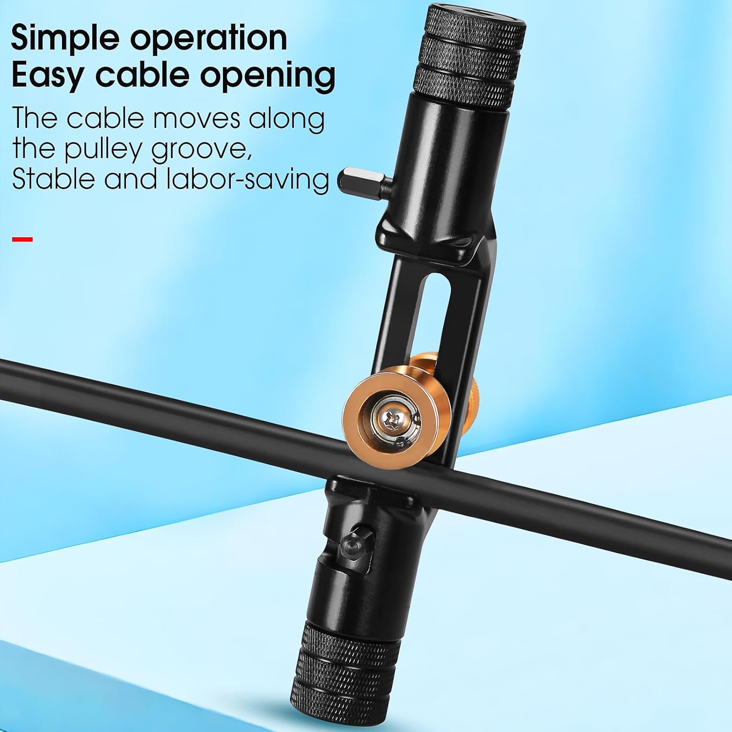 Fiber optic stripping knife Double blade 8-28.6mm Armored cable stripper Vertical and horizontal cutter with 1 blade Mid Span Cable Slit and Ring Tool Cable Jacket Stripper