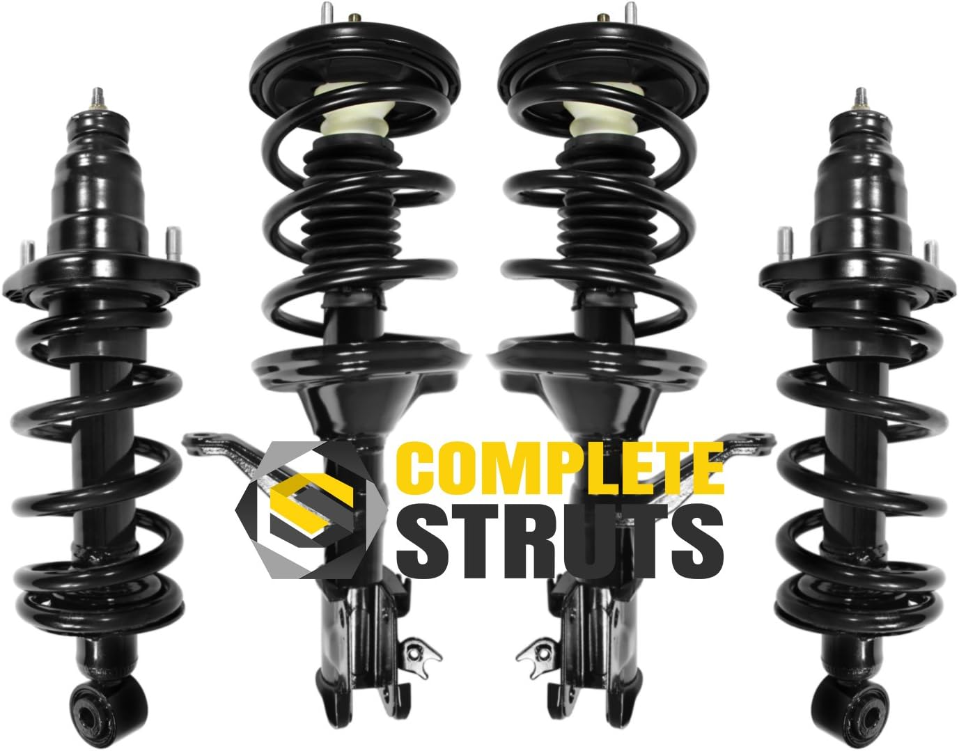 Front & Rear Quick Complete Struts Assembly with Coil