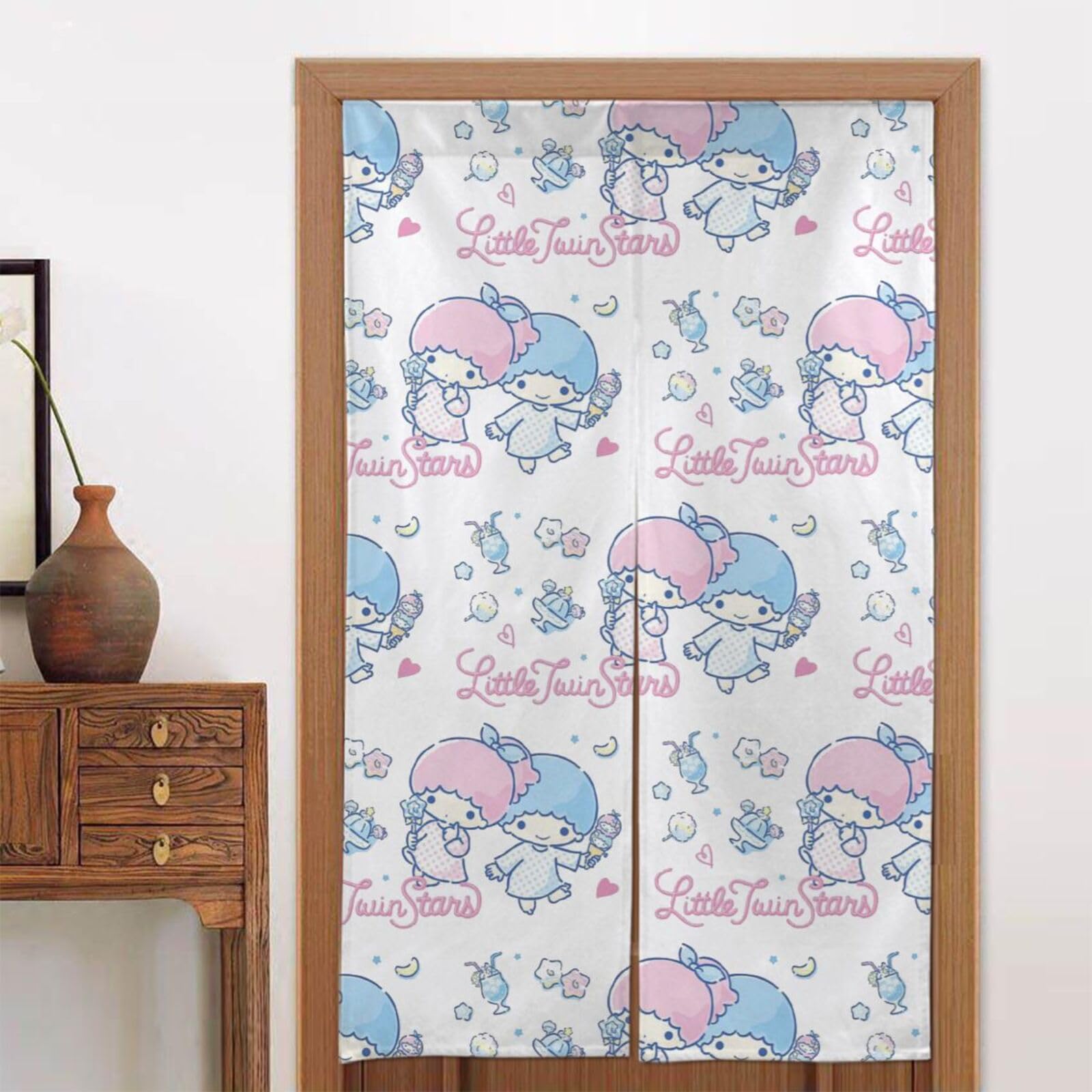 Amazon｜リトルツインスターズ キキララ のれん おしゃれ 遮光 目隠し