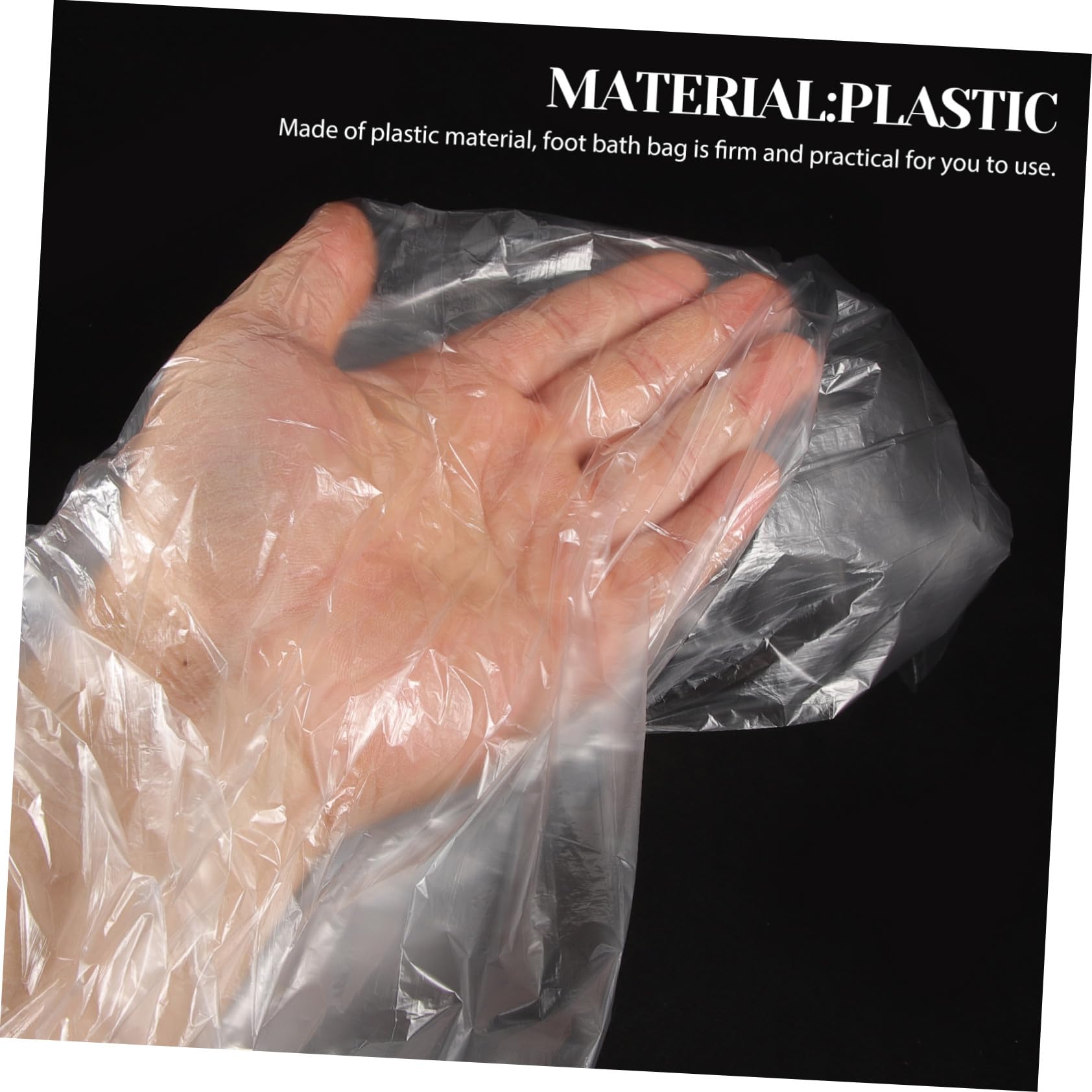 Lot de 80 sacs jetables pour bain de pieds - Imperméables - Pour spa - Pratique - Pour salon et maison - Léger et respirant - Pas d'effort d'installation