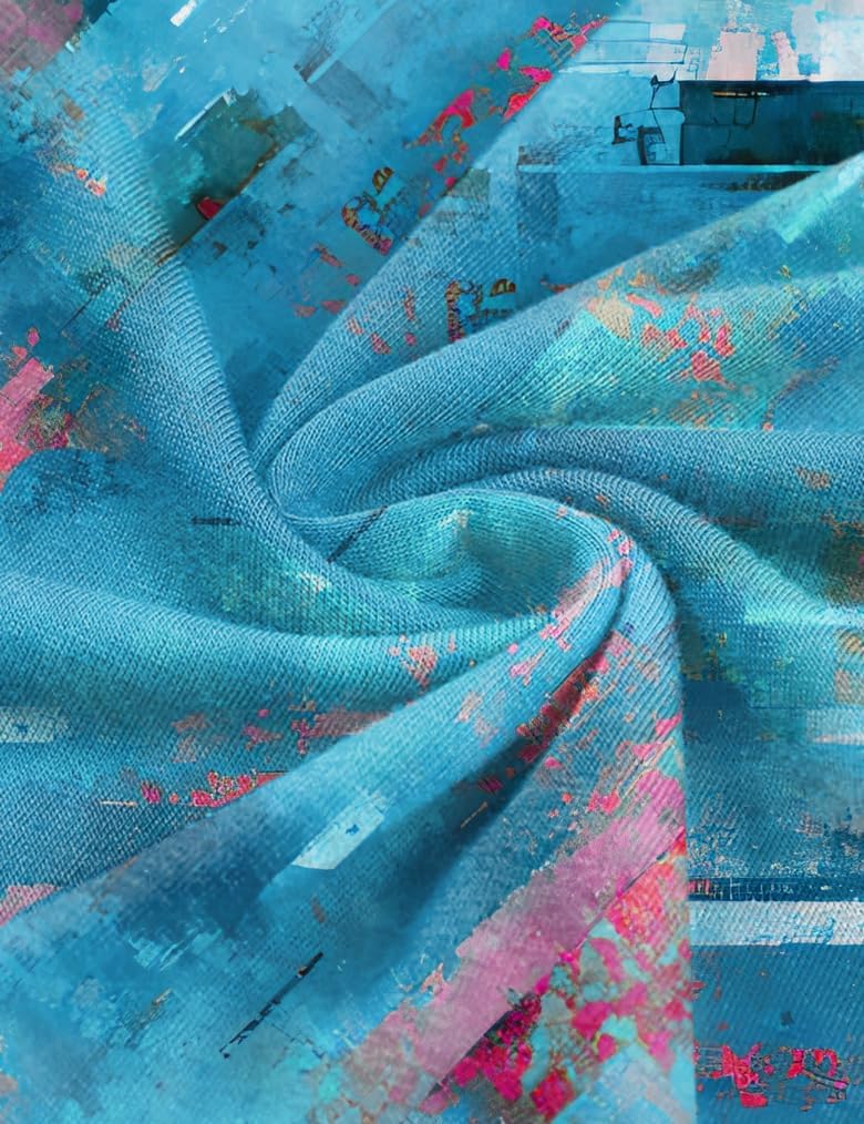 Poetsky Womens Tunic Tops for Leggings with Pockets Vneck 3/4 Length Sleeve Shirt Casual Long T-Shirts S-3XL - Image 4