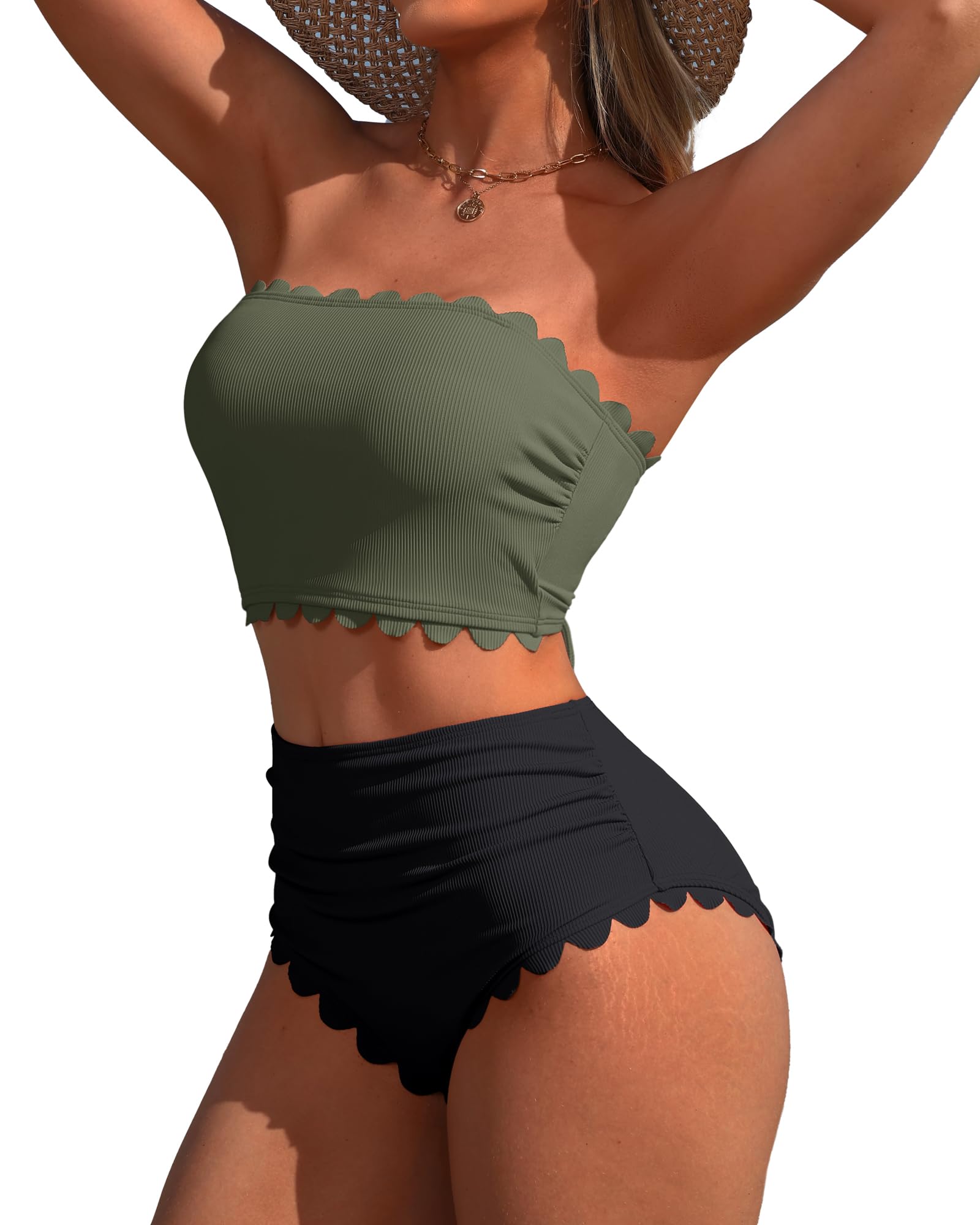 Charmo Strapless Bandau Bikini Set