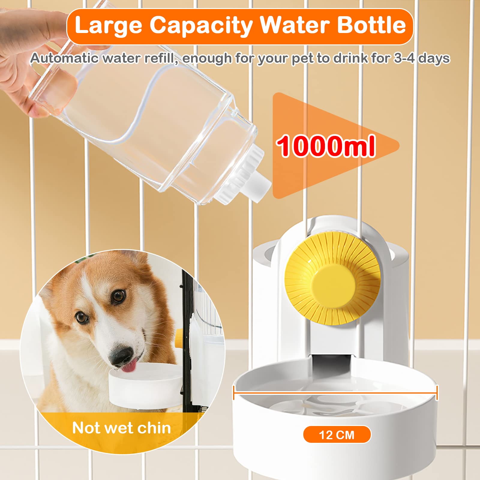 Edipets Dispenser Automatico Cibo Per Gatti E Cani, 3.8L - 5