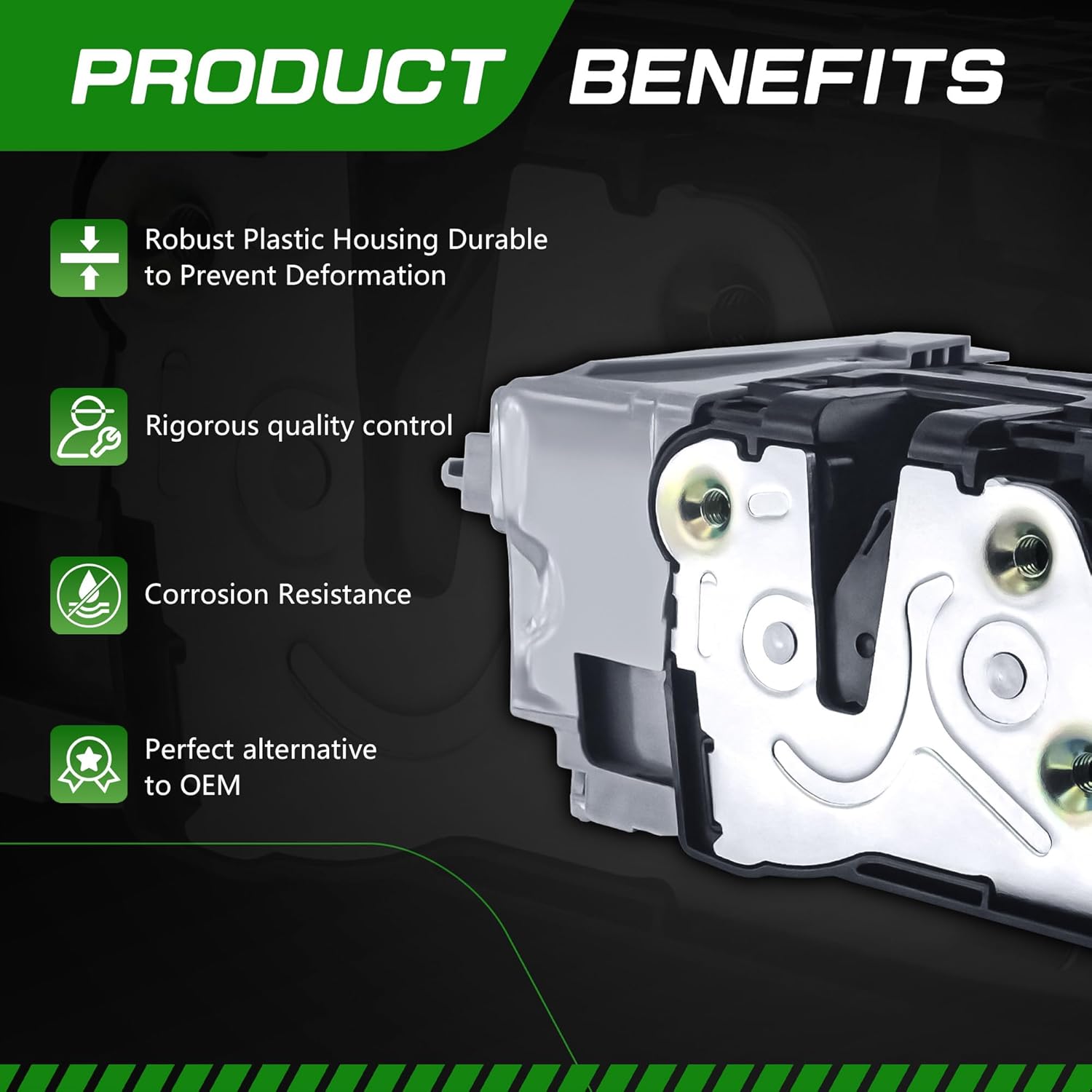 Door Lock Latch Actuator Compatible with Hyundai Tucson 2016-2020,Front Driver Side,Replace # 81310-D3010 81310D3010