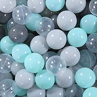 Vista 23 de Bolas de piscina STARBOLO para niños pequeños, libres de ftalatos y BPA, no tóxicas, a prueba de aplastamiento, pack de 100, 200, 500